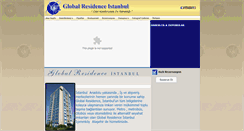 Desktop Screenshot of globalresidenceistanbul.com