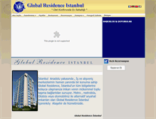 Tablet Screenshot of globalresidenceistanbul.com